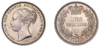 Victoria (1837-1901), Shilling, 1856, 5.67g/6h (ESC 3007; S 3904). Practically mint state, light tone	 £200-£260