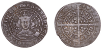Edward III (1327-1377), Pre-Treaty period, series E, Groat, London, mm. cross 2, lis on breast, unbarred ns both...