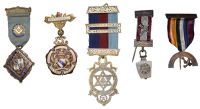 Royal Masonic Institute for Boys, 1932, a silver and enamel medal by G. Kenning & Sons, London, 40 x 35mm; Royal...