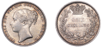 Victoria (1837-1901), Shilling, 1866, die 30, 5.65g/6h (ESC 3027; S 3905). Extremely fine	 £100-£140
