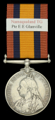 Queen’s South Africa 1899-1902, no clasp (38 Pte. E. E. Glanville. Namqlnd: T.G.) nearly very fine	 £200-£240