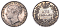 Victoria (1837-1901), Proof Shilling, 1867, third head, no die no., edge grained, 5.59g/6h (ESC 3032; Oddie, BNS...