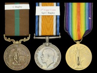 Family Group:

Cape Copper Company Medal for the Defence of Ookiep, bronze issue (C. Bagley.) good very...
