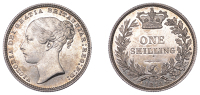 Victoria (1837-1901), Shilling, 1873, die 47, 5.66g/6h (ESC 3043; S 3906A). Some surface hairlining, otherwise...