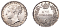 Victoria (1837-1901), Shilling, 1875, die 63, 5.66g/6h (ESC 3045; S 3906A). Some light scratches and scuffing,...
