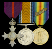A Great War ‘Salonika’ M.B.E. group of three awarded to Major G. H. G. Smith, Royal Engineers

The Most...