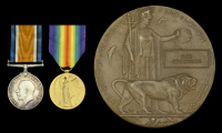 Pair: Pioneer F. Goodinson, Royal Engineers, who died of wounds received at Arras on 10 April 1917

British War...