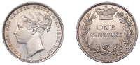 Victoria (1837-1901), Shilling, 1879, fourth head, no die no., 5.65g/6h (ESC 3061; Oddie, BNS Blog 30 April 2024,...