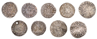Edward I, New coinage, Penny, class 1c, London, 1.31g/3h (N 1012; S 1382); together with other Pennies (8), Henry...