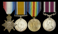Four: Sergeant J. Hogg, Royal Engineers, late Royal Scots

1914-15 Star (13457 L. Cpl. J. Hogg. R. Scots.);...