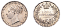 Victoria (1837-1901), Shilling, 1880, longer line below mark of value, 5.67g/6h (ESC 3064; S 3907). Some light...