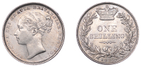Victoria (1837-1901), Shilling, 1883, 5.67g/6h (ESC 3072; S 3907). Extremely fine	 £100-£150