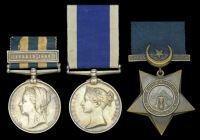 Three: Writer First Class G. F. Howard, Royal Navy

Egypt and Sudan 1882-89, dated reverse, 1 clasp, Suakin 1884...