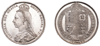 Victoria (1837-1901), Shilling, 1889, large head, 5.65g/12h (ESC 3142; S 3927). Trifling bagmarks, otherwise...
