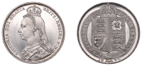 Victoria (1837-1901), Shilling, 1892, 5.64g/12h (ESC 3147; S 3927). Brilliant and virtually as struck [removed from...