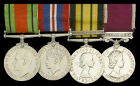 Four: Warrant Officer Class II R. Campbell, Royal Army Dental Corps

Defence and War Medals 1939-45; Africa...