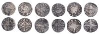 Edward I, Penny, a contemporary imitation, EDWRE series, probably struck at Kuinre, 0.86g/11h (Mayhew 375); together...