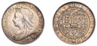Victoria (1837-1901), Shilling, 1901, 5.66g/12h (ESC 3166; S 3940A). Practically as struck, unevenly toned	 £60-£80