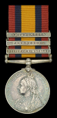 Queen’s South Africa 1899-1902, 3 clasps, Relief of Kimberley, Paardeberg, Driefontein (2617 Pte. C. Joslin, I:...
