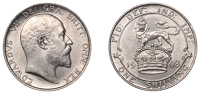 Edward VII (1901-1910), Shilling, 1908, 5.67g/12h (ESC 3594; S 3982). Trifling bagmarks, otherwise brilliant and...