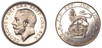 George V (1910-1936), Proof Shilling, 1911, flat neck, edge grained, 5.65g/12h (ESC 3800; Davies/Groom 3+A; S 4013)....
