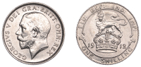 George V (1910-1936), Shilling, 1912, 5.66g/12h (ESC 3801; Davies/Groom 3+A; S 4013). Good extremely fine	 £40-£60