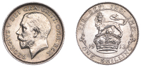 George V (1910-1936), Shilling, 1913, 5.68g/12h (ESC 3802; S 4013). Light obverse bagmarks, otherwise brilliant and...