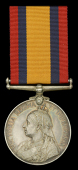 Queen’s South Africa 1899-1902, no clasp (86002 Gnr: J. W. Hull, 14th. Coy. W.D., R.G.A.) suspension claw neatly...