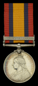Queen’s South Africa 1899-1902, 1 clasp, Cape Colony (1133 Pte. J. W. Hewitt. 1st. City Vols:) good very fine	...
