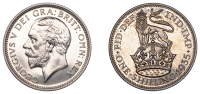 George V (1910-1936), Proof Shilling, 1935, edge grained, 5.64g/12h (ESC 3851). Brilliant FDC, very rare [removed...
