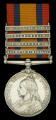 Queen’s South Africa 1899-1902, 4 clasps, Relief of Kimberley, Paardeberg, Driefontein, South Africa 1901 (2318...
