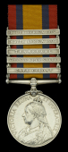 Queen’s South Africa 1899-1902, 5 clasps, Cape Colony, Orange Free State, Transvaal, South Africa 1901, South...