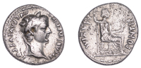 Tiberius (14-37), Denarius, Lugdunum, after AD 16, laureate head right, ti caesar divi avg f avgvstvs around, rev....