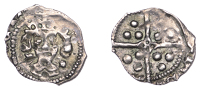 Ireland, Edward IV, Penny, Dublin, mullets by neck, quatrefoil on rev., 0.34g/6h (Burns DU 29; S 6373J). Small of...