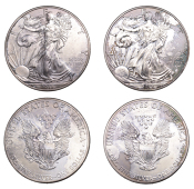 United States of America, Dollars (2), both 2015 (KM 273) [2]. Toned, otherwise mint state	 £100-£120