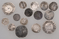 Elizabeth I, Second issue, Groats (2), both mm. martlet, 1.96g/9h, 1.80g/5h (N 1986; S 2556); Third issue, Sixpence,...