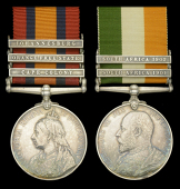 Pair: Corporal W. Amoss, Essex Regiment

Queen’s South Africa 1899-1902, 3 clasps, Cape Colony, Orange Free...