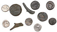 Thrace, Cherronesos, Hemidrachm, c. 357-320, forepart of lion right, head reverted, rev. quadripartite incuse...