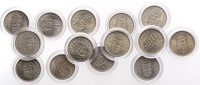 Elizabeth II (1952-2022), Sterling issues, Shillings (14), all English type, 1953 (Davies/Groom 2+A), 1954, 1955...