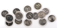 Elizabeth II (1952-2022), Decimal issues, Five New Pence (15), 1968-70 inclusive, 1971 Proof, 1972 Proof...