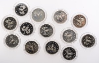 Elizabeth II (1952-2022), Decimal issues, Five Pence (13), Machin type (6), 1982 (2, one a Proof), 1983 (2, one a...