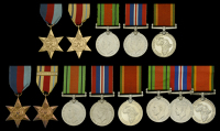 Five Captain R. Buley, South African Engineer Corps
1939-45 Star; Africa Star; Defence and War Medals 1939-45;...