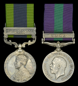 India General Service 1908-35, 1 clasp, Afghanistan N.W.F. 1919 (39157 Pte. H. Jones, 1 P.W. Vols.); General Service...