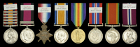 Eight: Squadron Sergeant-Major F. Learoyd, South African Mounted Rifles, late Imperial Yeomanry and Natal...