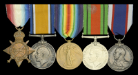 Five: Maine A. Wilmott, Royal Marine Light Infantry, later Royal Fleet Reserve

1914-15 Star (Ply.14478, Pte. A....