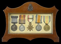 Five: Private George Fraser, Royal Army Medical Corps 

Queen’s South Africa 1899-1902, 3 clasps, Cape Colony,...