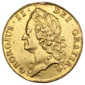 George II (1727-1760), Two-Guineas, 1739, second bust (MCE 293; EGC 574; S 3667B). Sweated, edge mark at 12...