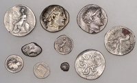SELEUKID KINGS OF SYRIA, Demetrios II Nikator (First reign, 146-138), Tetradrachm, Tyre, 144-143, diademed and...
