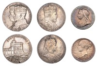 Victoria, Diamond Jubilee, 1897, silver medal by G.W. de Saulles, 26mm, 9.73g (W & E 3000A.1; BHM 3506; E 1817b);...