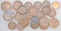 Australia, George V, Pennies (5), 1911, 1917h, 1922, 1923, 1935, Halfpennies (5), 1911, 1913, 1917h, 1922, 1934 (KM...